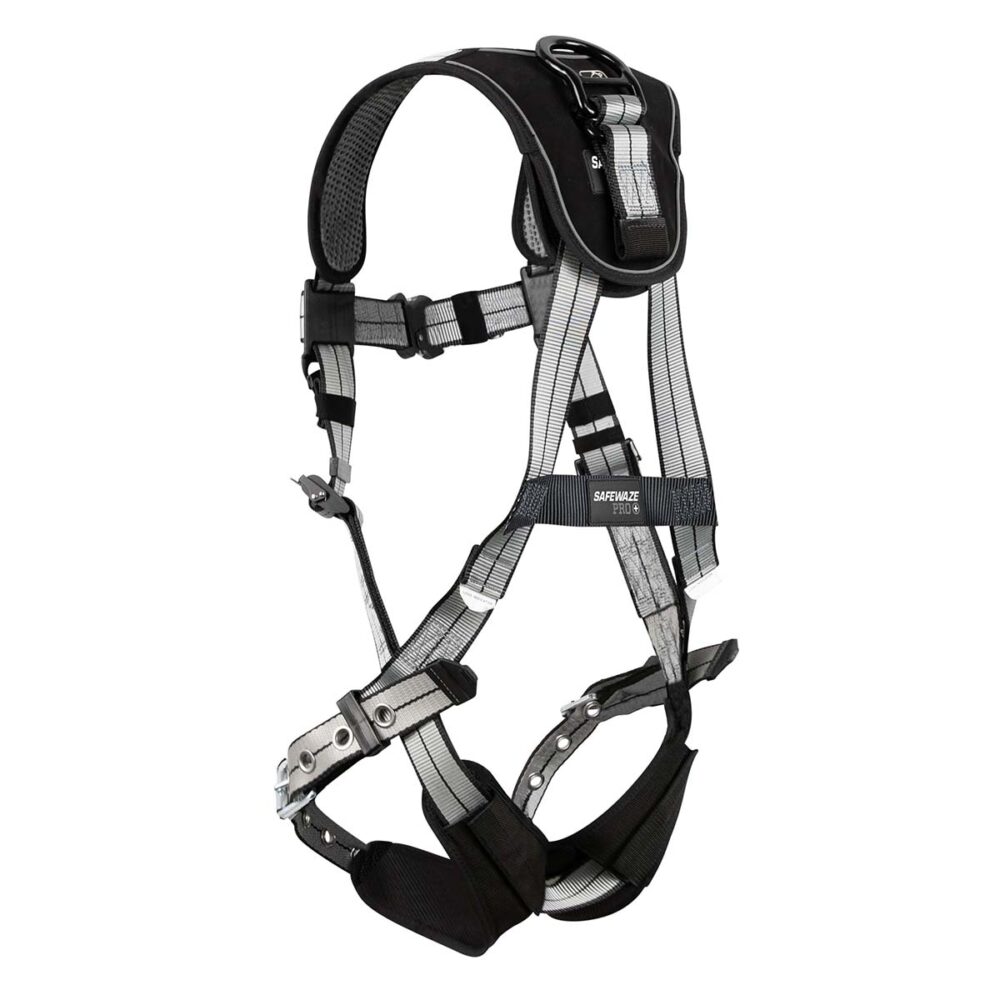 PRO+ Slate Full Body Harness: Alu 1D, Alu QC Chest, TB Legs Safewaze
