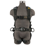 Arc Flash Construction Harness: DE 3D, DE QC Chest, TB Legs Safewaze