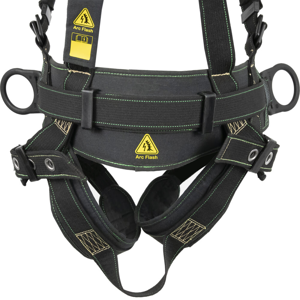 Arc Flash Construction Harness: DE 3D, DE QC Chest, TB Legs Safewaze