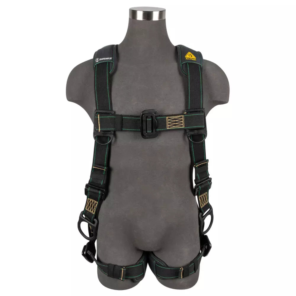 Arc Flash Full Body Harness: DE 3D, DE MB Chest/Legs Safewaze