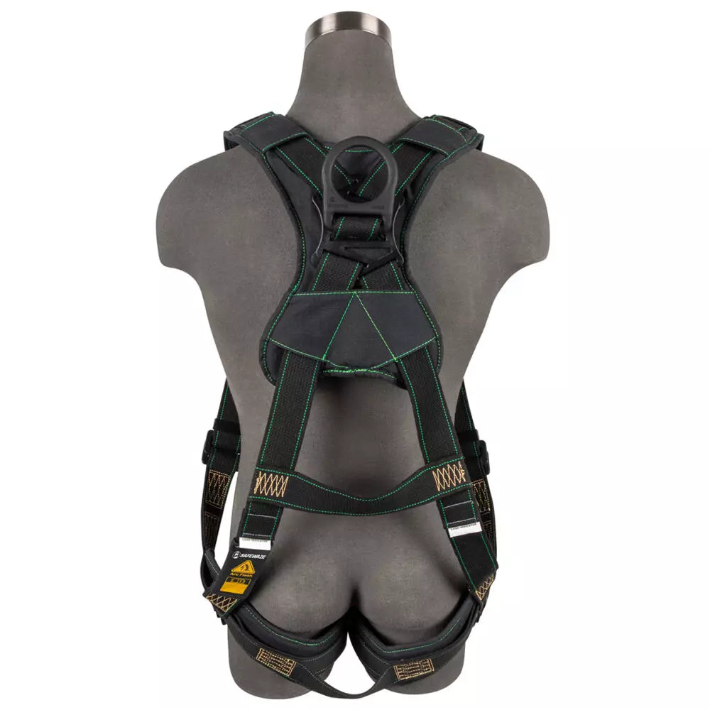 Arc Flash Full Body Harness: DE 1D, DE MB Chest/Legs Safewaze