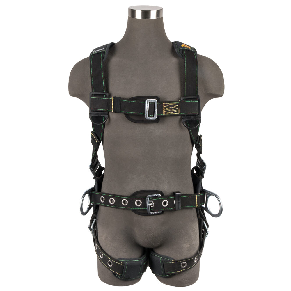 Arc Flash Construction Harness: 3D, MB Chest, TB Legs Safewaze