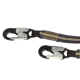 Arc Flash 6′ Energy Absorbing Lanyard: Aramid, Dual Leg, Alu Snap Hooks Safewaze