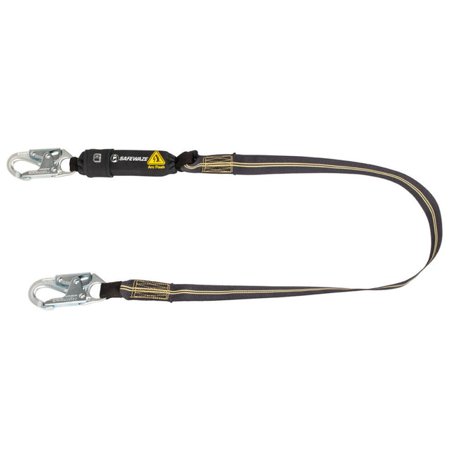Arc Flash 6′ Energy Absorbing Lanyard: Aramid, Snap Hook Safewaze