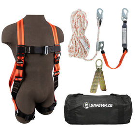 V-Line Bag Roof Kit: FS99280-E Harness, 018-7005 VLL, FS870 Anchor, FS8150 Bag Safewaze