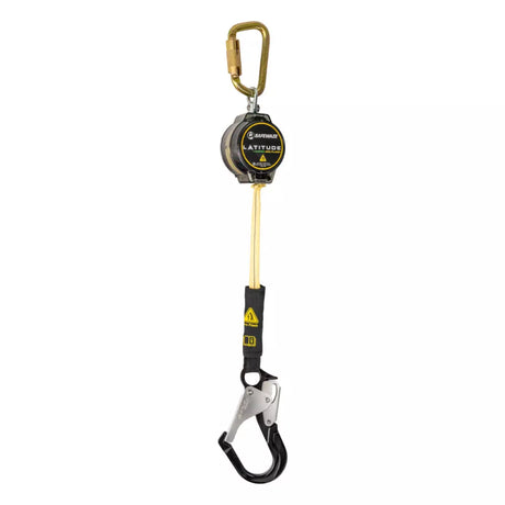 Latitude Pro Arc Flash 7′ Single Web SRL-P: Carabiner 020-5203 Safewaze Alu Rebar