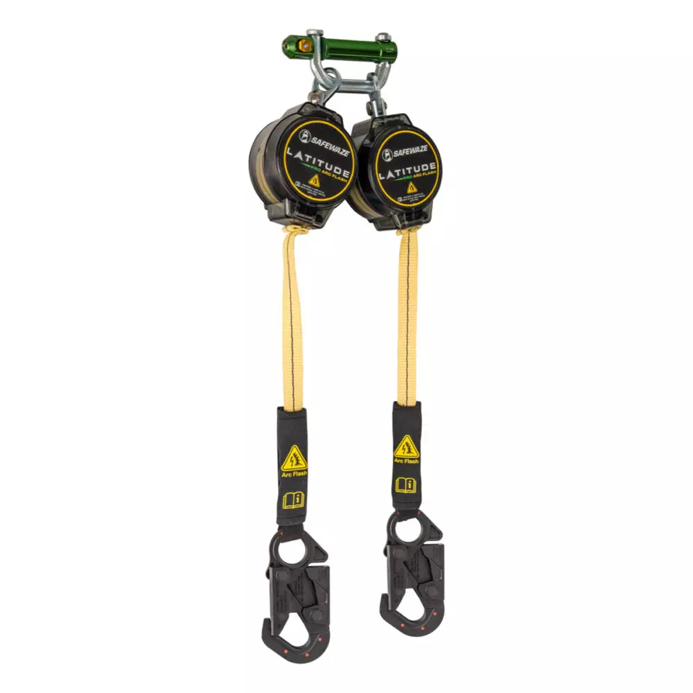 Latitude Pro Arc Flash 7′ Dual Web SRL-P: 9013 BWB 020-5221 Safewaze Dielectric Snap