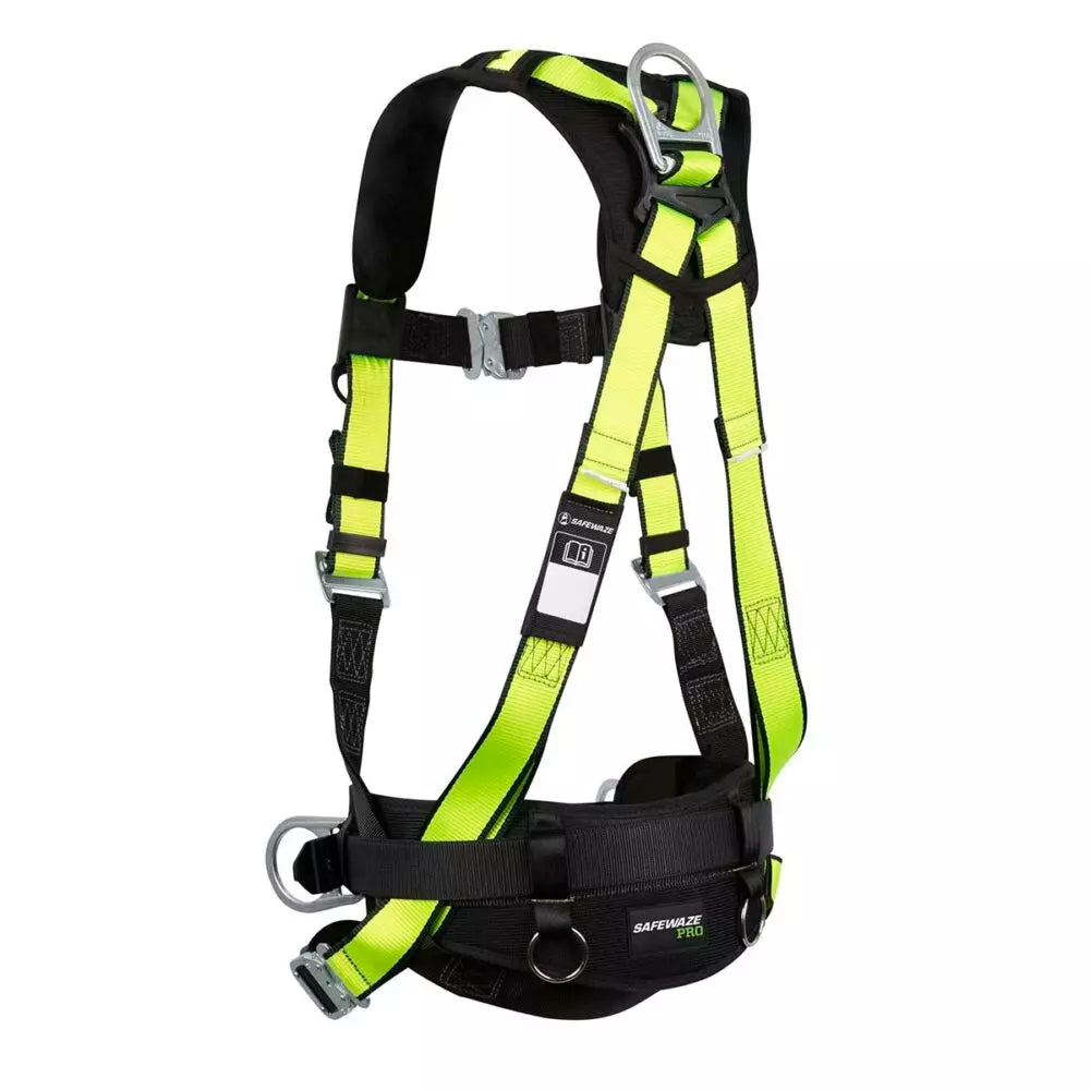 PRO Construction Harness: 3D, QC Chest/Legs Safewaze