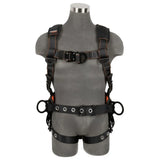 V-Select Construction Harness: 3D, QC Chest, FD, TB Legs Safewaze