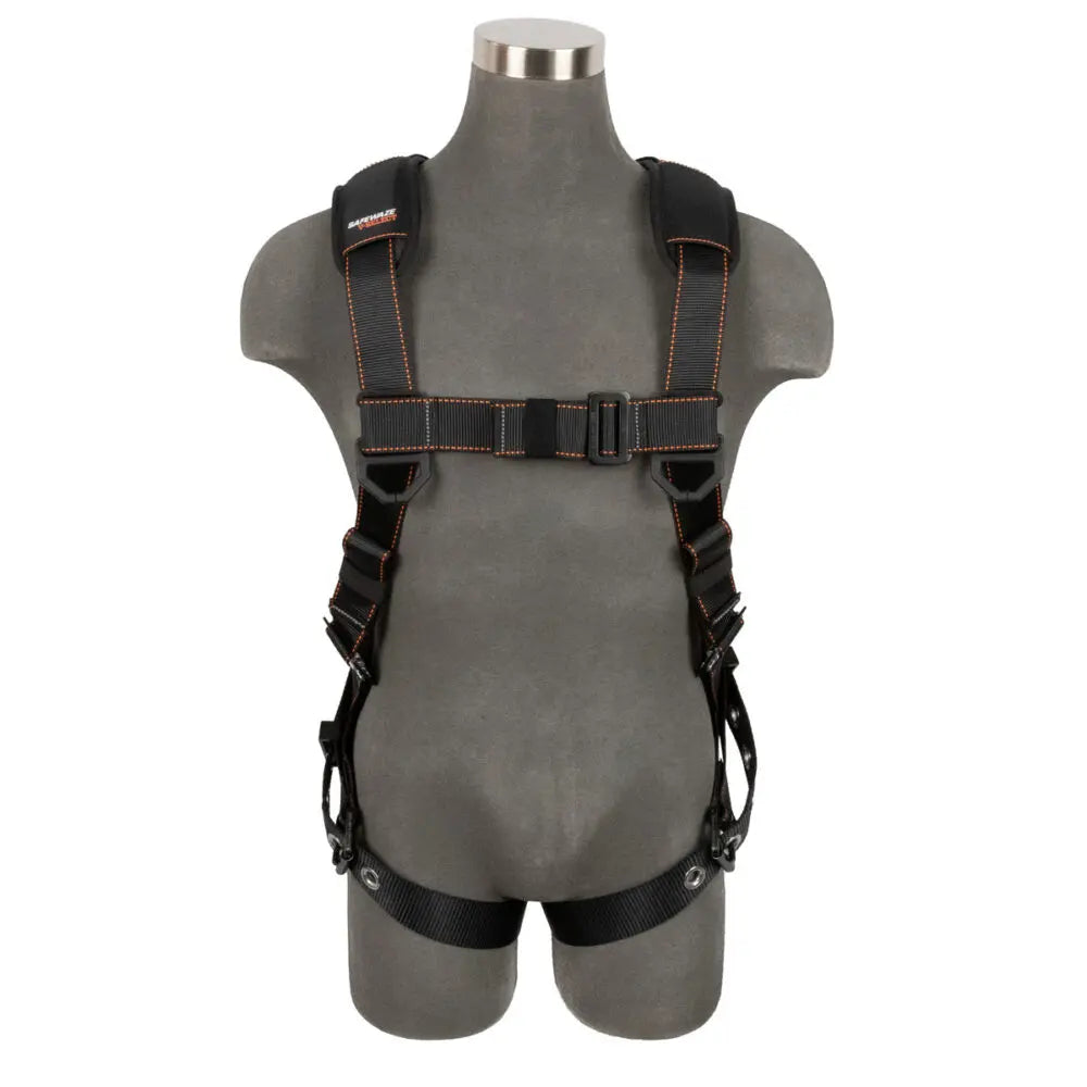 V-Select Full Body Harness: 1D, MB Chest, TB Legs Safewaze