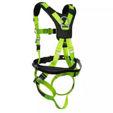Reflective Full Body Harness: 1D, MB Chest, TB legs, Mining belt Safewaze
