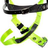Reflective Full Body Harness: 1D, MB Chest, TB legs, Mining belt Safewaze