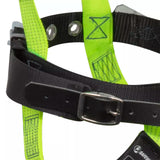 Reflective Full Body Harness: 1D, MB Chest, TB legs, Mining belt Safewaze