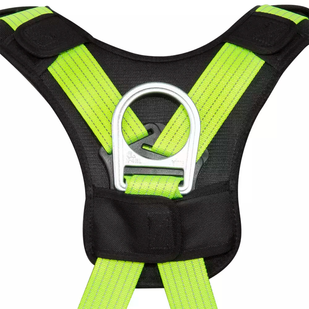 Reflective Full Body Harness: 1D, MB Chest, TB legs, Mining belt Safewaze