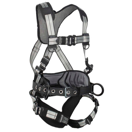 PRO+ Slate Construction Harness: Alu 3D, Alu QC Chest/Legs Safewaze