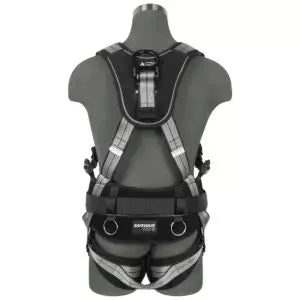 PRO+ Slate Construction Harness: Alu 3D, Alu QC Chest, Alu FD, Alu QC Legs Safewaze
