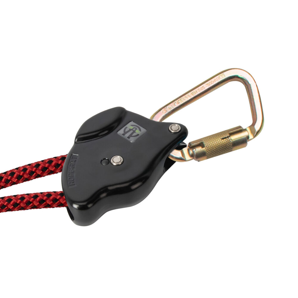 6.5′ Rope Positioning Assembly: Rope Adjuster, Carabiners Safewaze