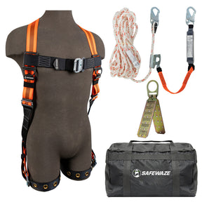 V-Line Bag Roof Kit: FS99185-E Harness, 018-7005 VLL, FS870 Anchor, FS8175 Bag Safewaze