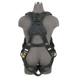 Arc Flash Full Body Harness: DE 3D, DE QC Chest/Legs Safewaze