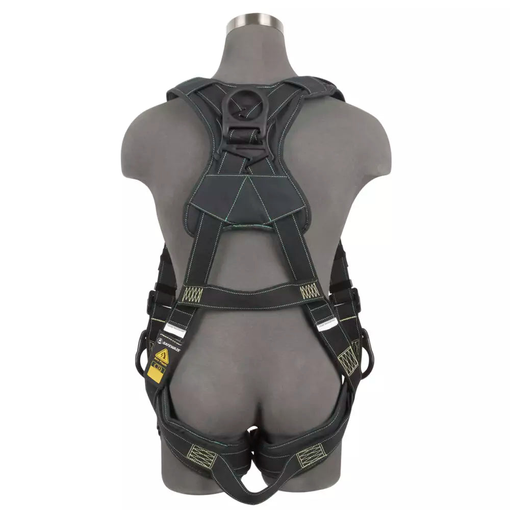 Arc Flash Full Body Harness: DE 3D, DE QC Chest, DE FD, DE QC Legs Safewaze