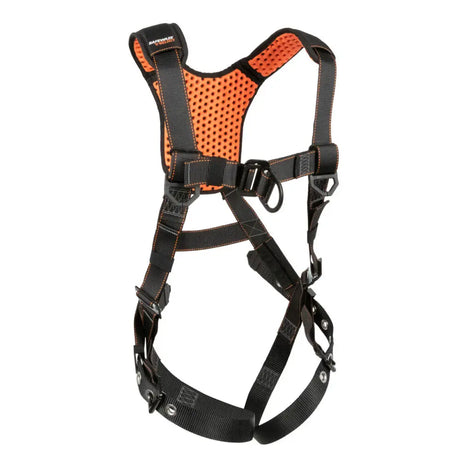 V-Select Full Body Harness: 1D, MB Chest, FD, TB Legs Safewaze