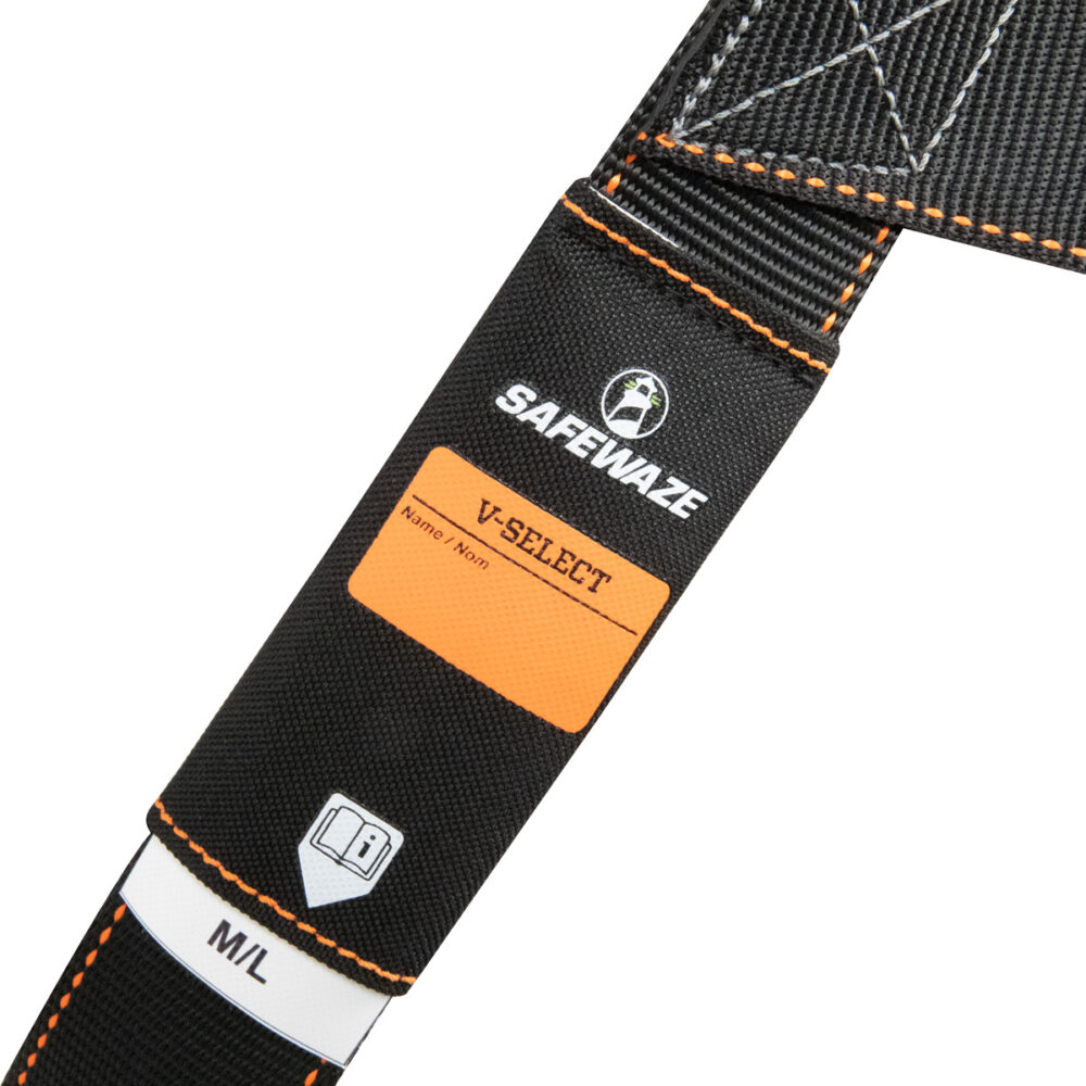 V-Select Full Body Harness: 1D, MB Chest, FD, TB Legs Safewaze