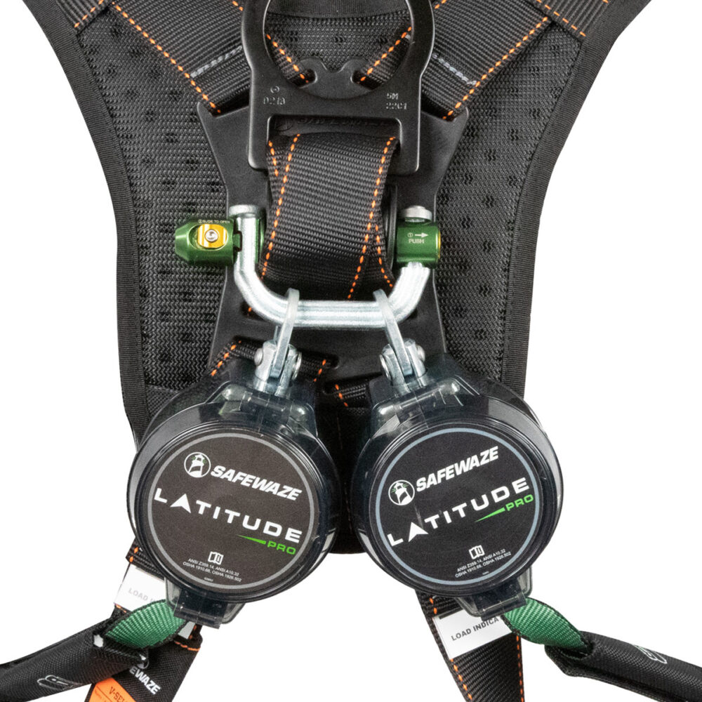V-Select Full Body Harness: 1D, MB Chest, FD, TB Legs Safewaze