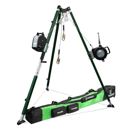 10′ Tech Tripod Kit: 65′ Personnel Winch, 65′ 3-Way Safewaze
