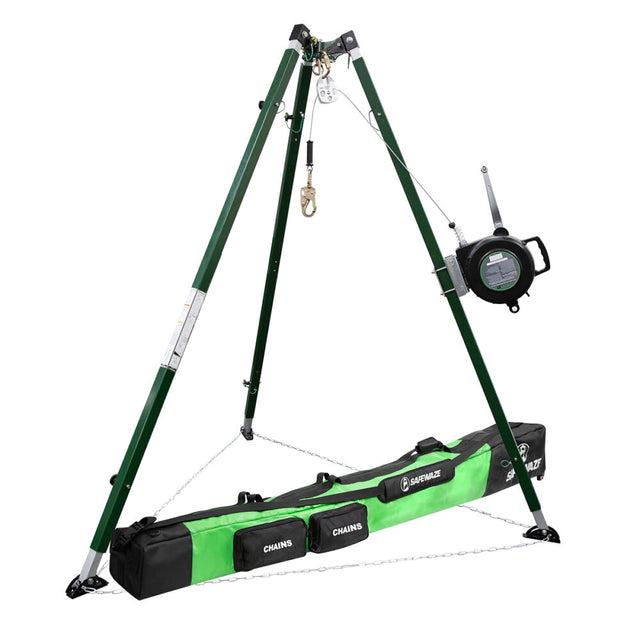 10′ Tech Tripod Kit: 65′ 3-Way Safewaze