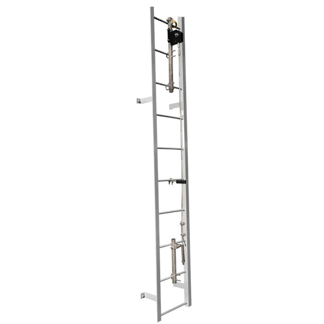 Stainless Steel Ladder Climb System, 2-Person Complete Kit Safewaze