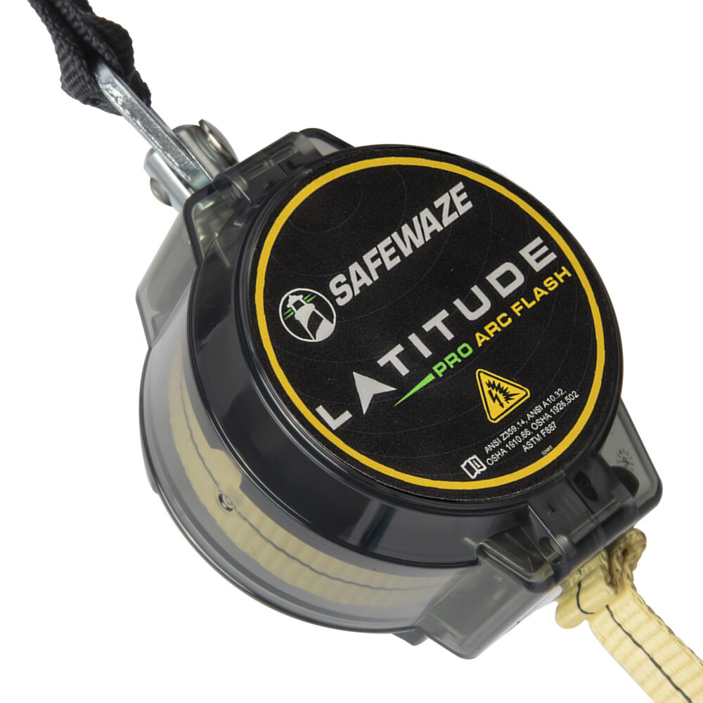 Latitude Pro Arc Flash 7′ Single Web SRL-P: Aramid Soft Loop, DE Snap Hook Safewaze