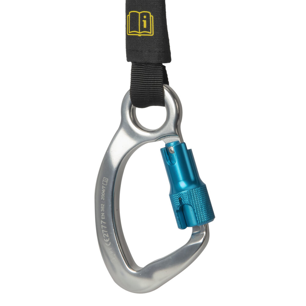 Latitude Pro Arc Flash 7′ Single Web SRL-P: 13″ Aramid Ext. w/Alu Snap Hook, Alu Captive Eye Carabiner Safewaze