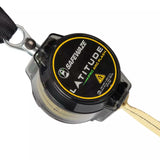 Latitude Pro Arc Flash 7′ Single Web SRL-P: 18-22″ Adj. Aramid Ext., Alu Captive Eye Carabiners Safewaze