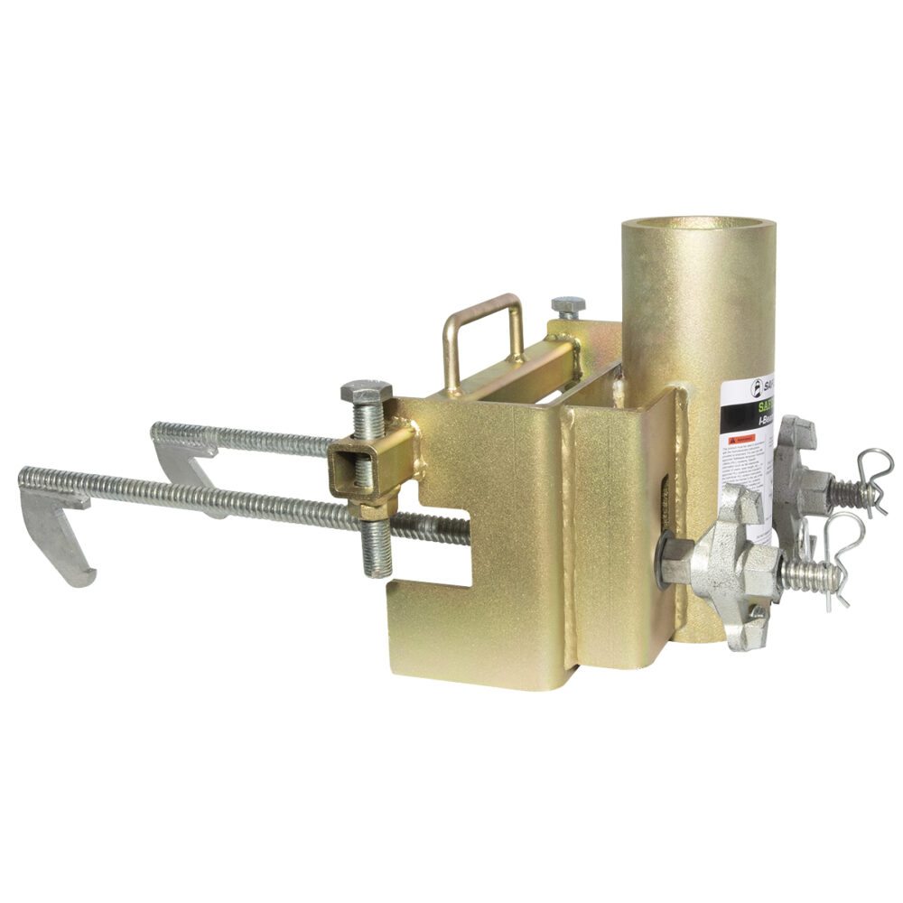 SafeLink I-Beam Post Base: 6" to 14″/36″ Safewaze