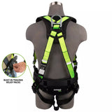 PRO Construction Harness: 3D, MB Chest, TB Legs, Trauma Relief Safewaze