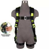 PRO Full Body Harness: 1D, MB Chest, TB Legs, Trauma Relief Safewaze
