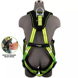 PRO+ Full Body Harness: 1D, QC Chest, TB Legs, Trauma Relief Safewaze
