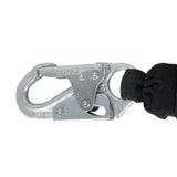 Arc Flash 6′ Energy Absorbing Lanyard: 12’FF, Aramid, Dual Leg, Tower Rebar Hook Safewaze
