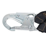 Arc Flash 6′ Internal Energy Absorbing Lanyard: Aramid, Dual Leg, Rebar Hooks Safewaze