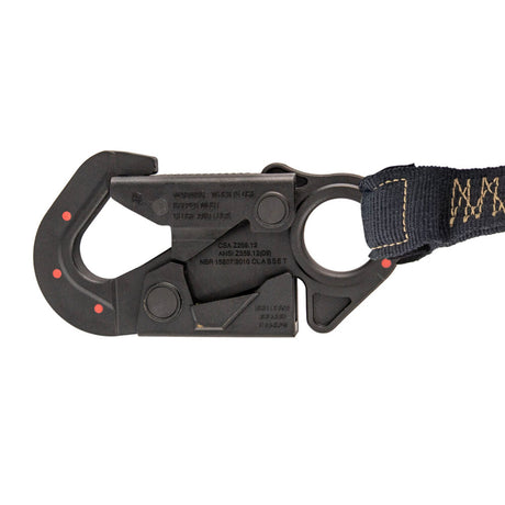Arc Flash 6′ Internal Energy Absorbing Lanyard: Aramid, Soft Loop, Dielectric Snap Hook Safewaze