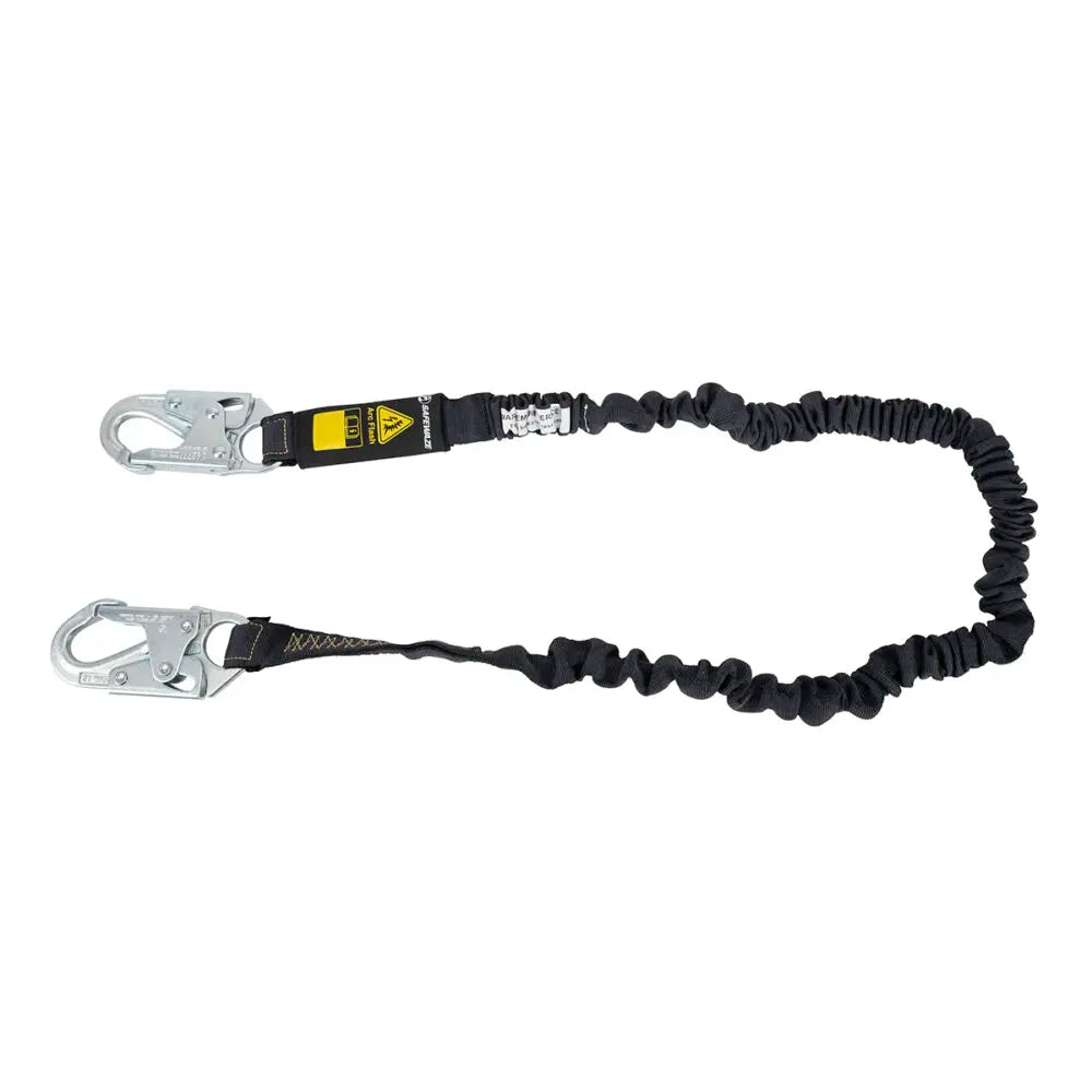 Arc Flash 6′ Internal Energy Absorbing Lanyard: Aramid, Snap Hook Safewaze