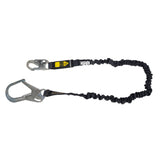 Arc Flash 6′ Internal Energy Absorbing Lanyard: Aramid, Rebar Hook Safewaze