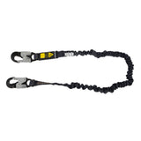 Arc Flash 6′ Internal Energy Absorbing Lanyard: Aramid, Alu Snap Hook Safewaze
