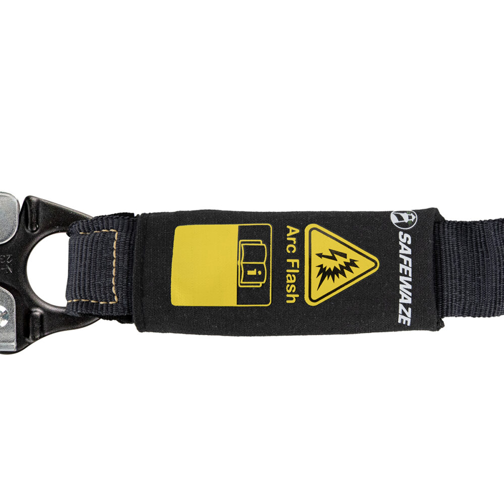 Arc Flash 6′ Internal Energy Absorbing Lanyard: Aramid, Alu Snap Hook Safewaze