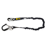 Arc Flash 6′ Internal Energy Absorbing Lanyard: Aramid, Alu Rebar Hook Safewaze