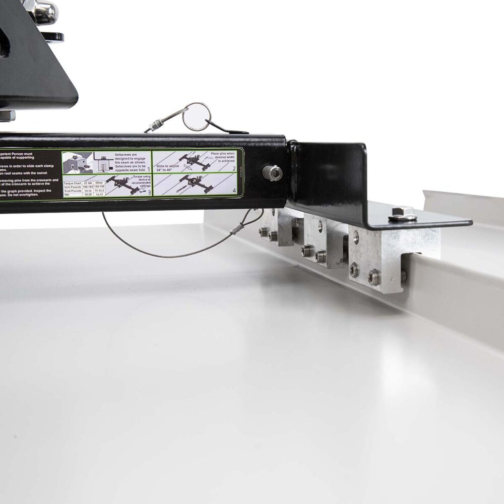 Standing Seam SRL Swivel Roofing Anchor Safewaze