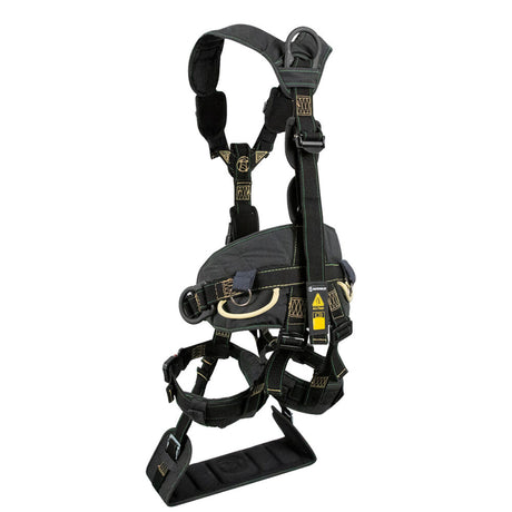 Arc Flash Wind & Tower Harness: 5D, Removable Seat, QC Legs Safewaze