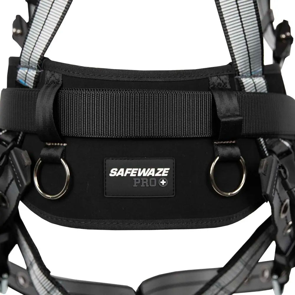 PRO+ Slate Tower Construction Harness: Alu 3D, Alu QC Chest, Alu FD, TB Legs, Tower Seat Safewaze