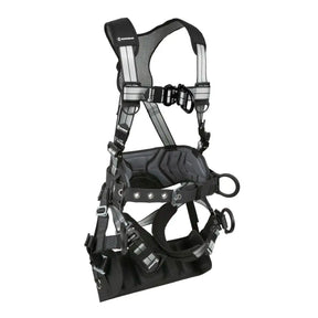 PRO+ Slate Tower Construction Harness: Alu 3D, Alu QC Chest, Alu FD, Alu QC Legs, Tower Seat Safewaze