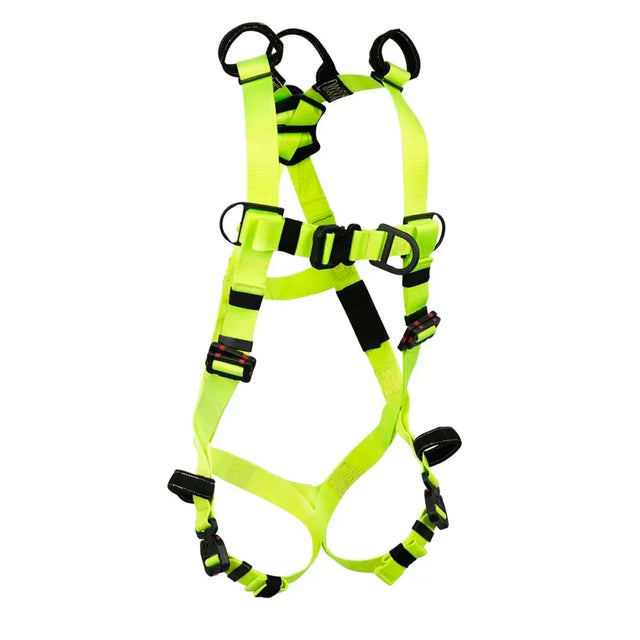 Arc Flash Full Body Retrieval Harness: SL 3D, SL Shoulder D’s, DE QC Chest, DE FD, DE QC Legs Safewaze